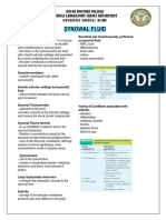 3C Group 3 Synovial Fluid