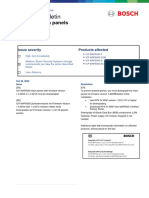 Technical Bulletin MAP 5000 Main Panel FW Downgrade