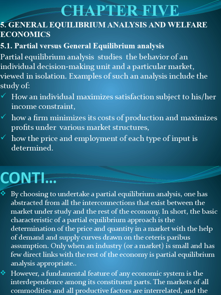 General Equilibrium and Welfare Economics | PDF | Welfare Economics ...