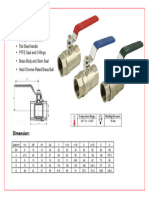 LP Ball Valve Data Sheet