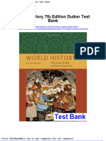 World History 7th Edition Duiker Test Bank