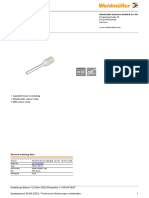 Datenblatt: - Supplied Loose in Polybag - Weidmüller Colour Code - DIN Colour Code