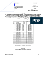 Tabel Cu Rezultatele FINALE La Proba Scrisa Concurs TCO Sectia 3 Baia 2023