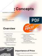 Pricing Concepts