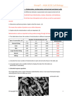 AQA - Biology - Cell Biology - GraspIT - GCSE - Re-Usable Worksheet