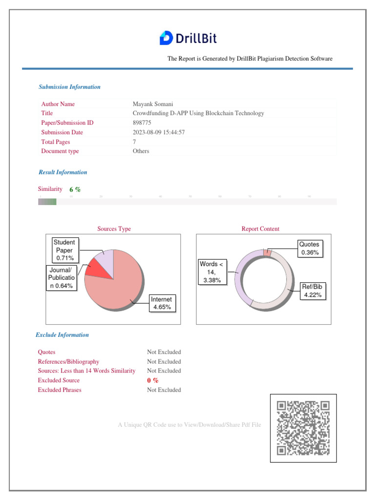 DB - Report - Minor Research Paper | PDF | Computing | Information ...