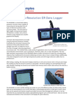 Metal Samples: MS4500E High-Resolution ER Data Logger