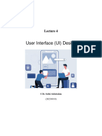 MA - 4 User Interface (UI) Design