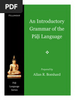 Bompart - Introductory Pali Grammar