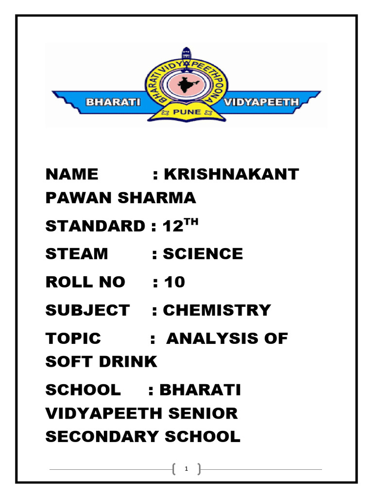 Soft Drink Chemical Analysis Report | PDF | Carbohydrates | Glucose