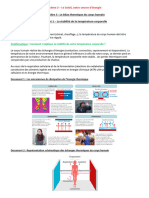Activite 1 La Stabilite de La Temperature Corporelle