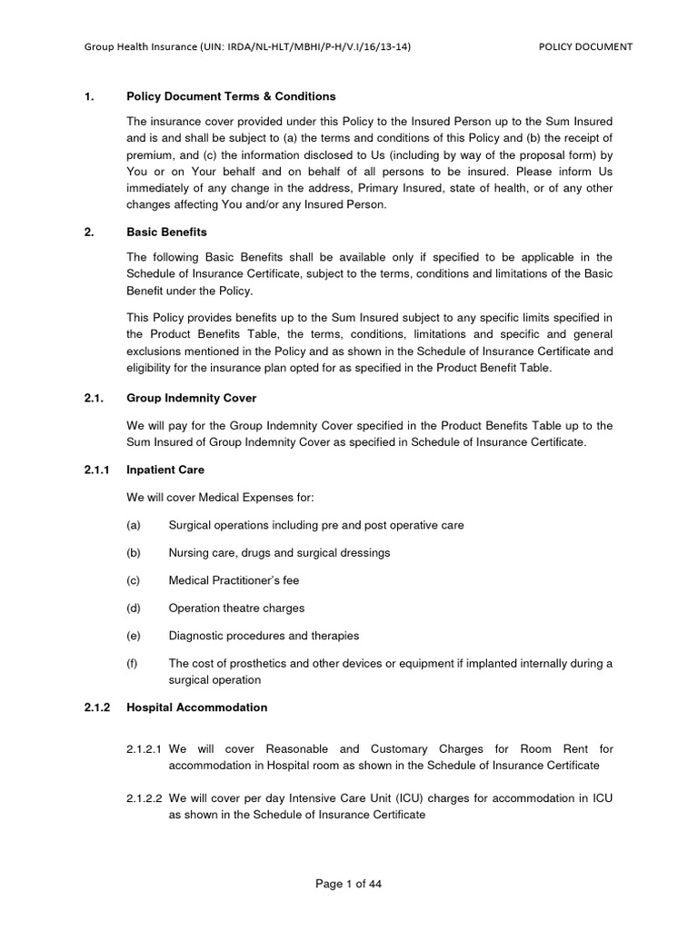 Care Health Insurance Pdf Free Download