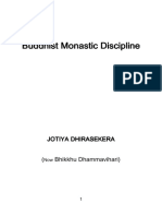 Buddhist Monastic Discipline