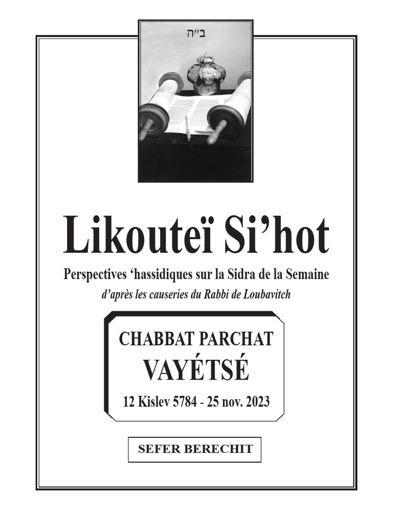 Likout vayetse 1 download free pdf torah t tragramme