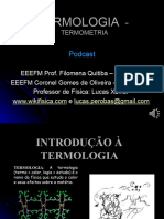 4introdução A Termologia - Termometria