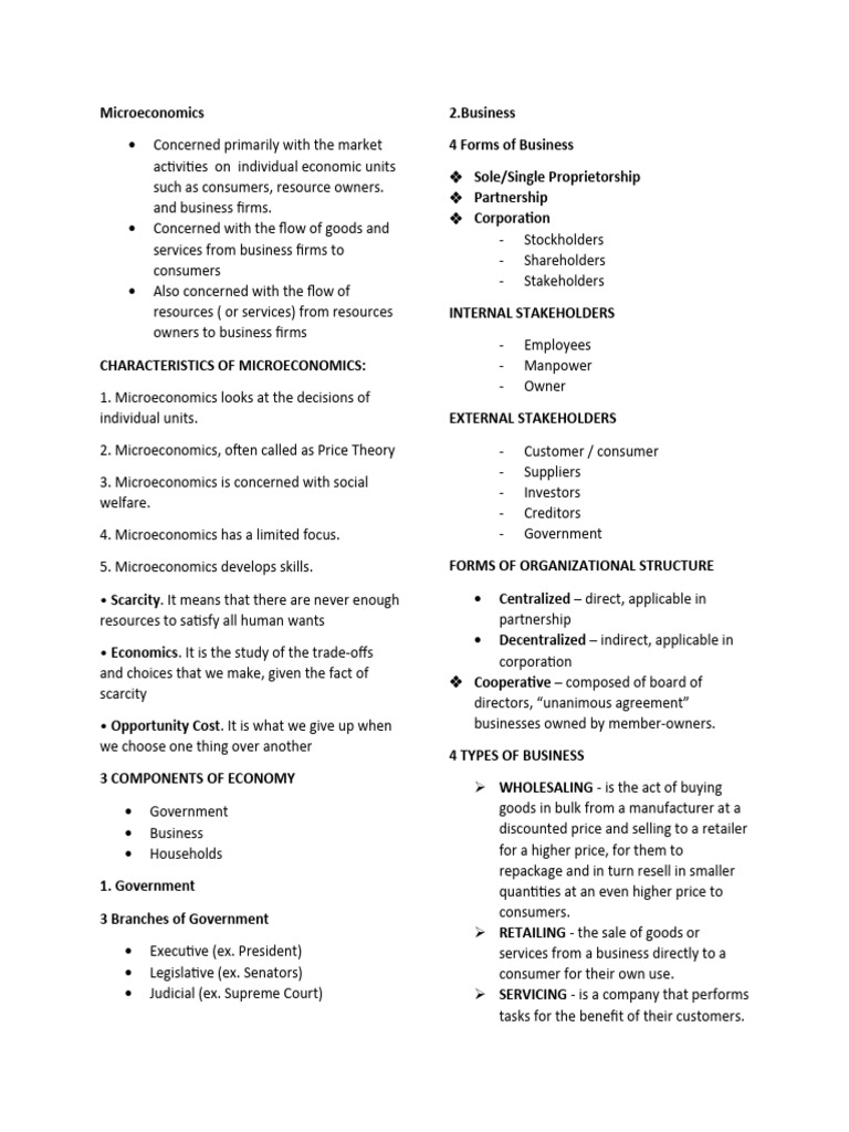 Micro Reviewer | PDF | Demand | Economics