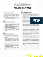 SIMULADO INÉDITO 5 (Nova Sequência de Prova) Até 15