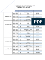 Jadwal Sas Semester Ganjil 2023 SMP Nais