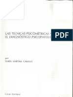 Casullo, M. M (2002) - Las Tareas de Prevención y Los Estudios Epidemiológicos en Salud Mental. en Las Técnicas Psicométricas y El Diagnóstico Psicopatológico. Ed. Lugar