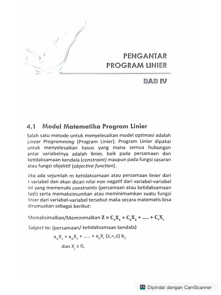 Metode Grafis Dan Simplex | PDF
