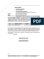 Informe #003-2022-Erp-Uslp-Gm-Mdi - Solicito Ingreso de Personal de Inspector y Administrativo - Derivados Lacteos