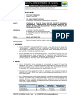 Informe #004-2022-Erp-Uslp-Gm-Mdi - Aprobacion Del Plan de Trabajo - Patrullaje Vecinal