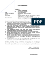 Format Surat Pernyataan PPPK - Shania Ayanda Nur - Kemendag