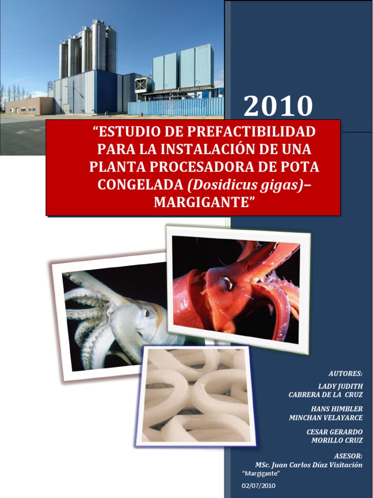 Estudio de Pota Congelada en Perú | PDF | Perú | Magnesio