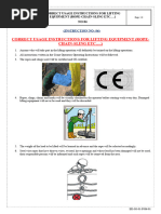 Correct Usage Instructions For Lifting Equipment