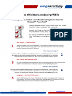 Nine Tips For Efficiently Producing WBT S