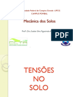 Aula 08 - Tensões Nos Solos, Percolação e Distribuição de Tensões