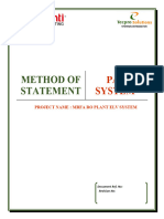 Method of Statement - Pa System