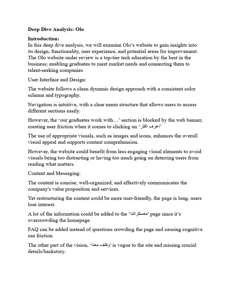 Deep Dive Analysis 1.0 PDF Search Engine Optimization sites