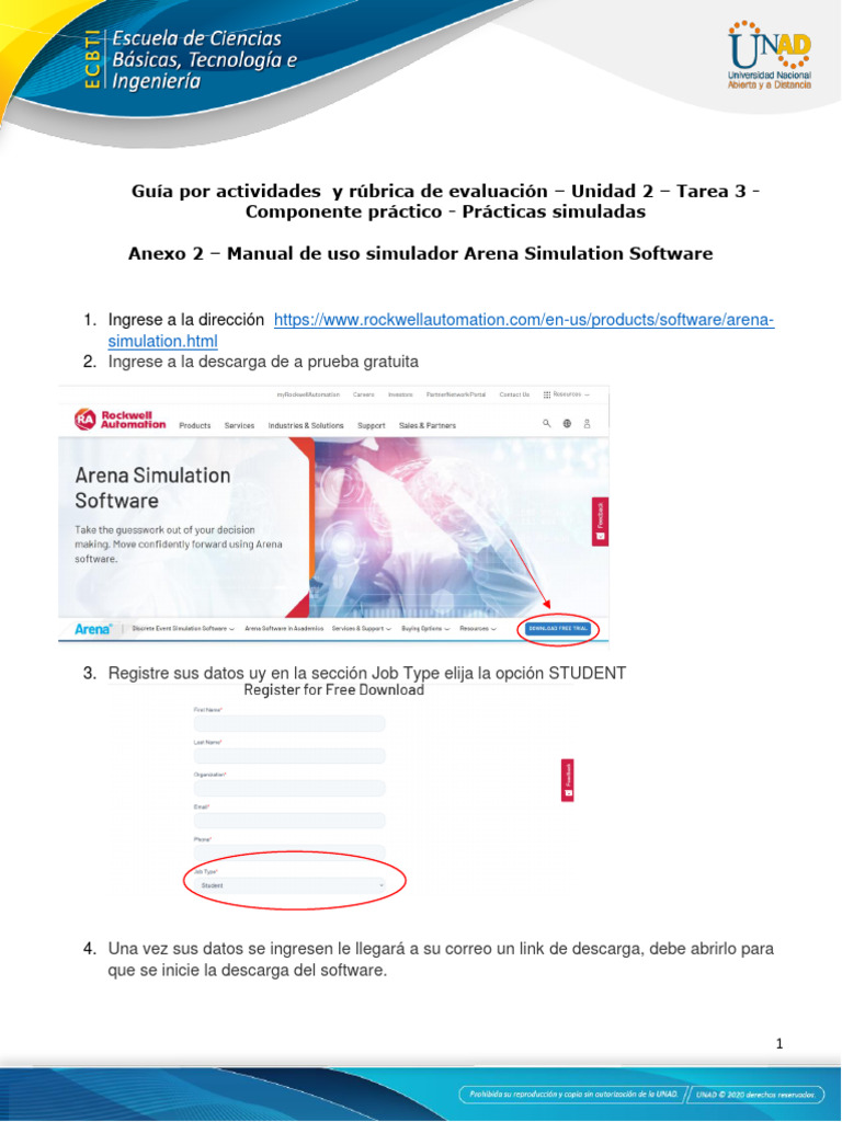 Guía de Instalación Arena Simulation | PDF | Informática