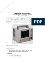 Especificaciones Monitor Biosys BPM-700