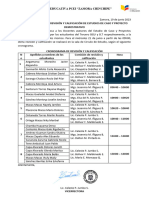 Convocatoria para Revisión y Calificación de Estudios de Caso y Proyecto Demostrativo PDF