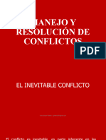 MANEJO Y RESOLUCIOND E CONFLICTOS