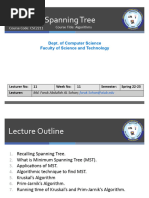 Lecture 11 Minimum Spanning Tree