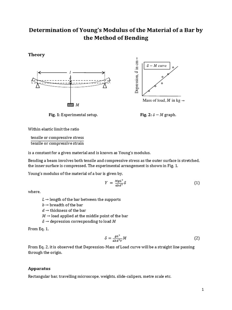 1stYear1stSemesterLabManual (physics-RU) | PDF | Stress (Mechanics ...
