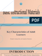 Basic Instructional Materials