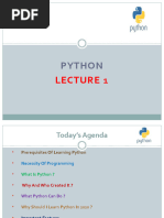 Python Lecture-1