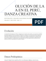 La Evolución de La Danza en El Perú