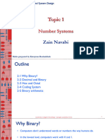 Lecture1, 2, 3-Digital Systems I - Topic 1, Number Systems