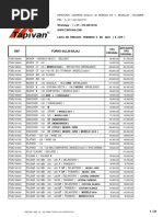 Lista de Precios Tapivan - Completa - Febrero 6 - 2023 (Actualizada) - Definitiva