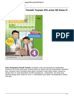 Buku Pendamping Tematik Terpadu Ipa Untuk SD Kelas IV