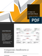 Curs VI Diviziunea