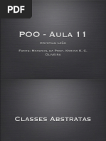 Classes Abstratas em POO | PDF | Classe (programação de computadores ...