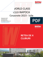 World Class CLUJ-NAPOCA - 2023 IULIE