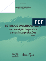 Ebook 2 ESTUDOS DA LINGUAGEM A Variacao Linguistica em Foco Volume 2