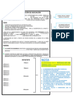 Formalidades para La Constitución de Una Asociación